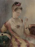 Frank Stone, The Love Letter, W/Clr & Gouache