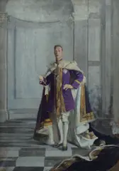 Gerald Festus Kelly, Portrait of King George VI, Oil on Canvas