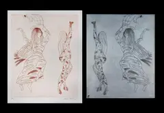 (2) by Charles Blackman, Original Zinc Etching Plate & Original Etching AP I/V (2), offered Feb 2023
