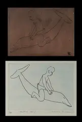 Charles Blackman, (2), Original Copper Etching Plate & Original Etching (2)