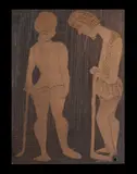 Charles Blackman, Hockey Girls, Original Copper Etching Plate