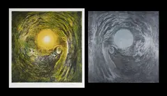 David Boyd, Eternal Return, Original Zinc Etching Plate & Original Etching 10/50 (2)