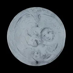 Playfull by David Boyd, Original Zinc Etching Plate, offered Feb 2023