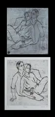 (2) by Judy Cassab, Original Zinc Etching Plate & Original Etching 1/50 (2), offered Feb 2023