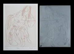 (2) by Judy Cassab, Original Zinc Etching Plate & Original Etching 8/75 (2), offered Feb 2023