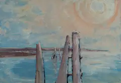 Clifton Pugh, Portsea [Victoria], 1971, Oil & Gouache on Paper