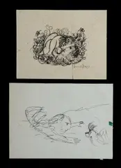 David Boyd, (2), Two Late 1960s Ink Studies