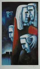 Trial III by David Boyd, S/Print 43/50, sold Feb 2023