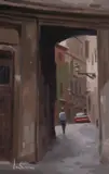 Graeme Inson, Arco della Pace, Rome, Oil on Canvas on Board