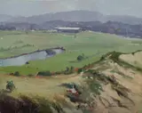 Sunday, Bloody Sunday by Allan Waite, Oil on Canvas on Board, sold Feb 2023