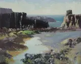 Allan Waite, Continuing Struggle, Bombo, Oil on Board