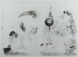 George Condo, More Sketches of Spain - for Miles Davis #12, 1991, Etching & Aquatint H.C. 5/5