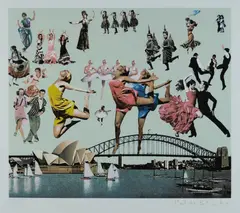 Sydney by Peter Blake, 2014, S/Print 47/100, sold Feb 2023