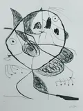 Joan Miró, Revenants (Black Proof Edition), Etching 7/20