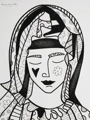 Mother by Romero Britto, 2014, Screenprint with Diamond Dust 9/25, offered Feb 2023