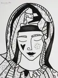 Romero Britto, Mother, 2014, Screenprint with Diamond Dust 9/25