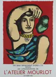 Fernand Léger, Exhibition Poster: Les Lithographies de L'Atelier Mourlot, October, 1984, Colour Lithograph