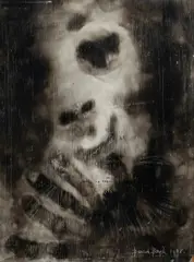 Face and Hands by David Boyd, 1968, Sfumato on Board, offered Dec 2022