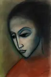 Robert Dickerson, Pensive, Pastel