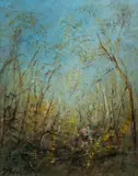 David Boyd, Walk Into Golden Light, Oil on Canvas