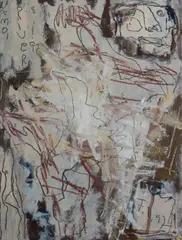 Roy Jackson, Namoi River, 1997, Mixed Media on Ply