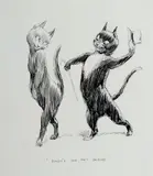 Haven't We Met Before by Norman Lindsay, Pen & Ink, sold Dec 2022