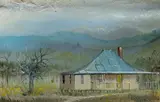 Maynard Waters, Early Morning at Uki, North NSW, Oil on Board