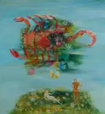 Cedric Flower, Untitled, 1970, Oil on Board
