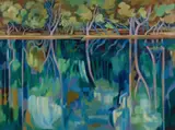 Jean Isherwood, Water Images, 1977, Oil on Canvas on Board