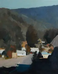 Len Pawluk, Walhalla [VIC], c.1982, Oil on Canvas