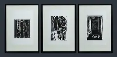 Idris Murphy, (3), Black & White Monoprint A/P (3)
