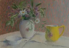 Una Foster, The Yellow Jug, Pastel