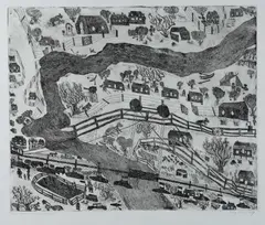 Roy D. Kennedy, How Soon They Forget, Etching (un-numbered)