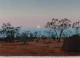 David Rose, Moonrise in the Gulf Savannah (from the Camp at Adel's Grove), 1990, S/Print 61/95
