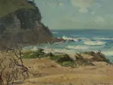 Will Ashton, Bungan Head, Warriewood [NSW], 1910, Oil on Canvas on Board