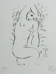 Nude Study by Garry Shead, 1981, Offset Lithograph 472/950, sold Dec 2022