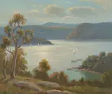 Erik Langker, Afternoon Pittwater [NSW], Oil on Canvas Board