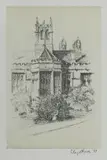 Lloyd Rees, Old Medical School, University of Sydney, 1922, 1983, Reproduction Etching