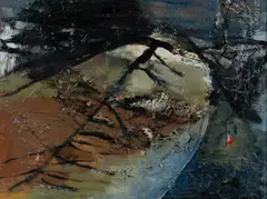 Untitled by Judy Cassab, 1960, Oil on Board, sold Dec 2022