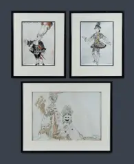 Barry Kay, (3), Mixed Media on Paper (3)