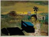 Quilting the Armour (Ned Kelly Series) by Sidney Nolan, 1971, S/Print 12/15, sold Dec 2022