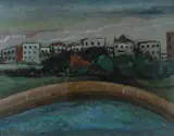 James Cant, Harbour Edge, Oil on Board