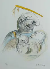 Eugene Onegin by Arthur Boyd, Colour Lithograph 20/60, offered Dec 2022