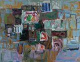Ron Lambert, Gauge Field, 1992, Oil on Canvas