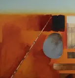 Jules Sher, Aerial Landscape - Pilbara [WA], 1997, Acrylic on Canvas