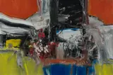 Thomas Gleghorn, Positano Souvenir, 1965, Oil on Board