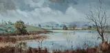 Otto Kuster, North Bega Lagoon, 1972, Oil on Canvas Board