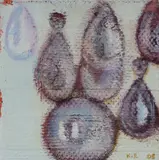 Kate Dorrough, Opulence, 2005, Acrylic on Fabric on Board