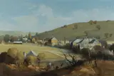 Stewart McKenzie Cullen, Carcoar Landscape [NSW], Oil on Board