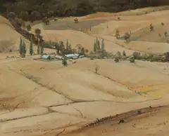 Walter Magilton, Warm Valley, 1983, Oil on Linen